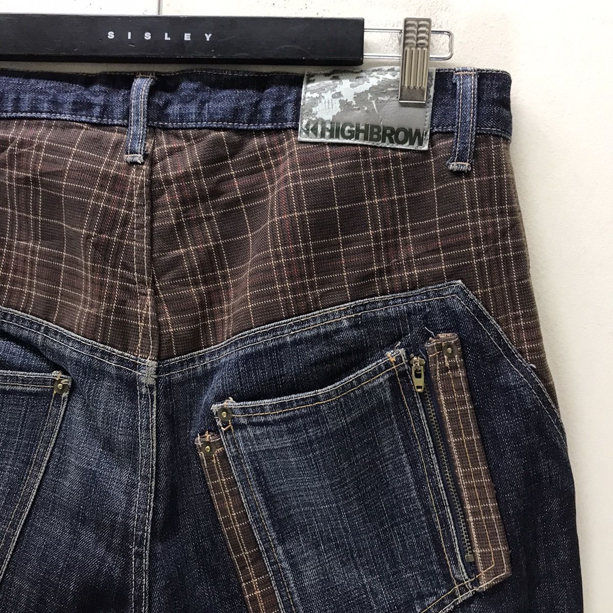 Japanese Brand Japanese Brand HIGHBROW Denim Paneled Jeans Size US 35 - 12 Thumbnail