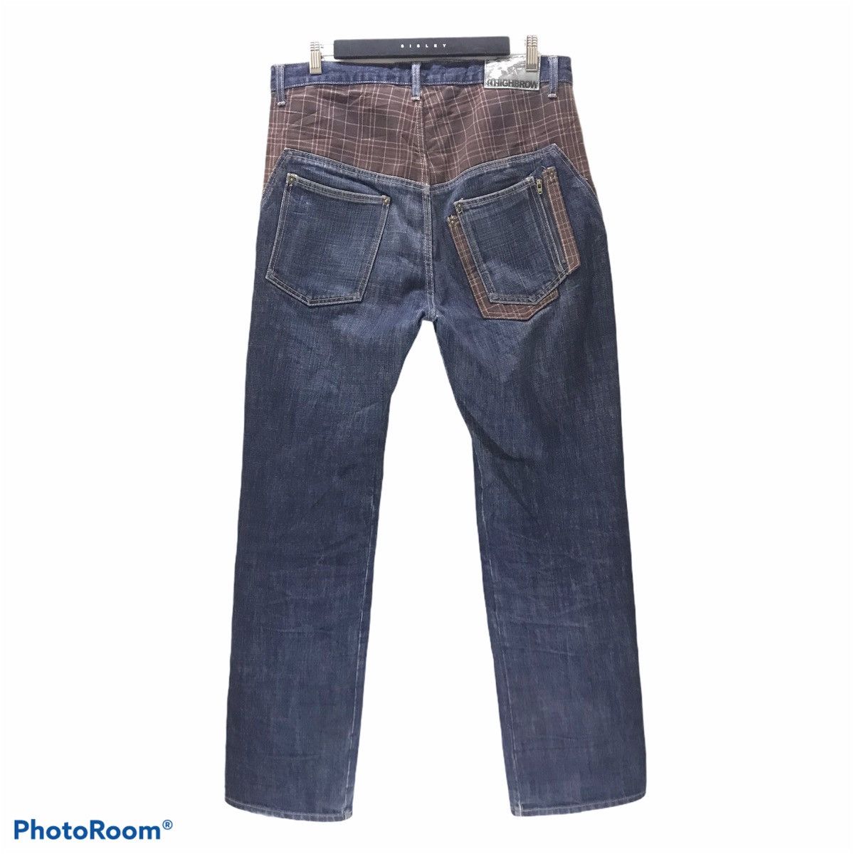 Japanese Brand Japanese Brand HIGHBROW Denim Paneled Jeans Size US 35 - 1 Thumbnail