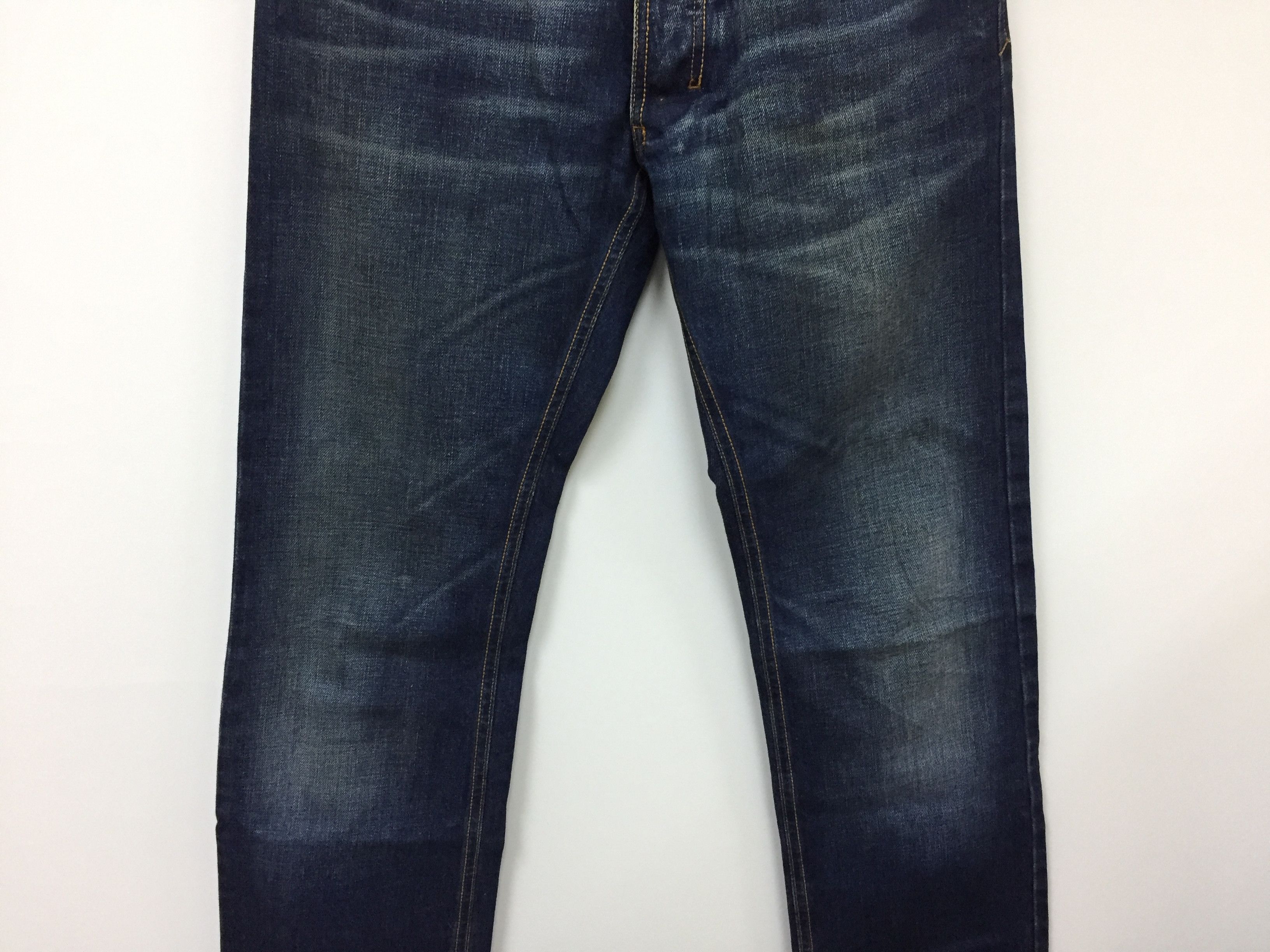 Saint Laurent Paris YSL by Tom Ford paris Indigo raw denime Size US 30 / EU 46 - 4 Thumbnail