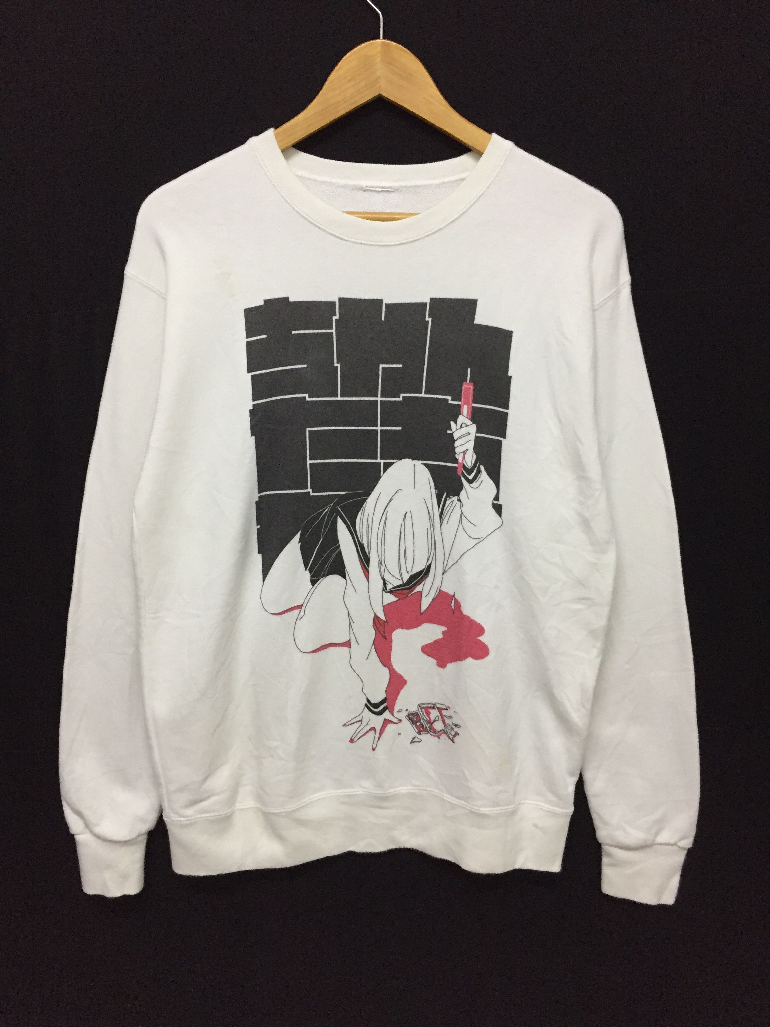 Angel Blue × Anime × Cartoon Network 2000s ANIME JAPAN blood sweatshirt akira Size US M / EU 48-50 / 2 - 2 Thumbnail