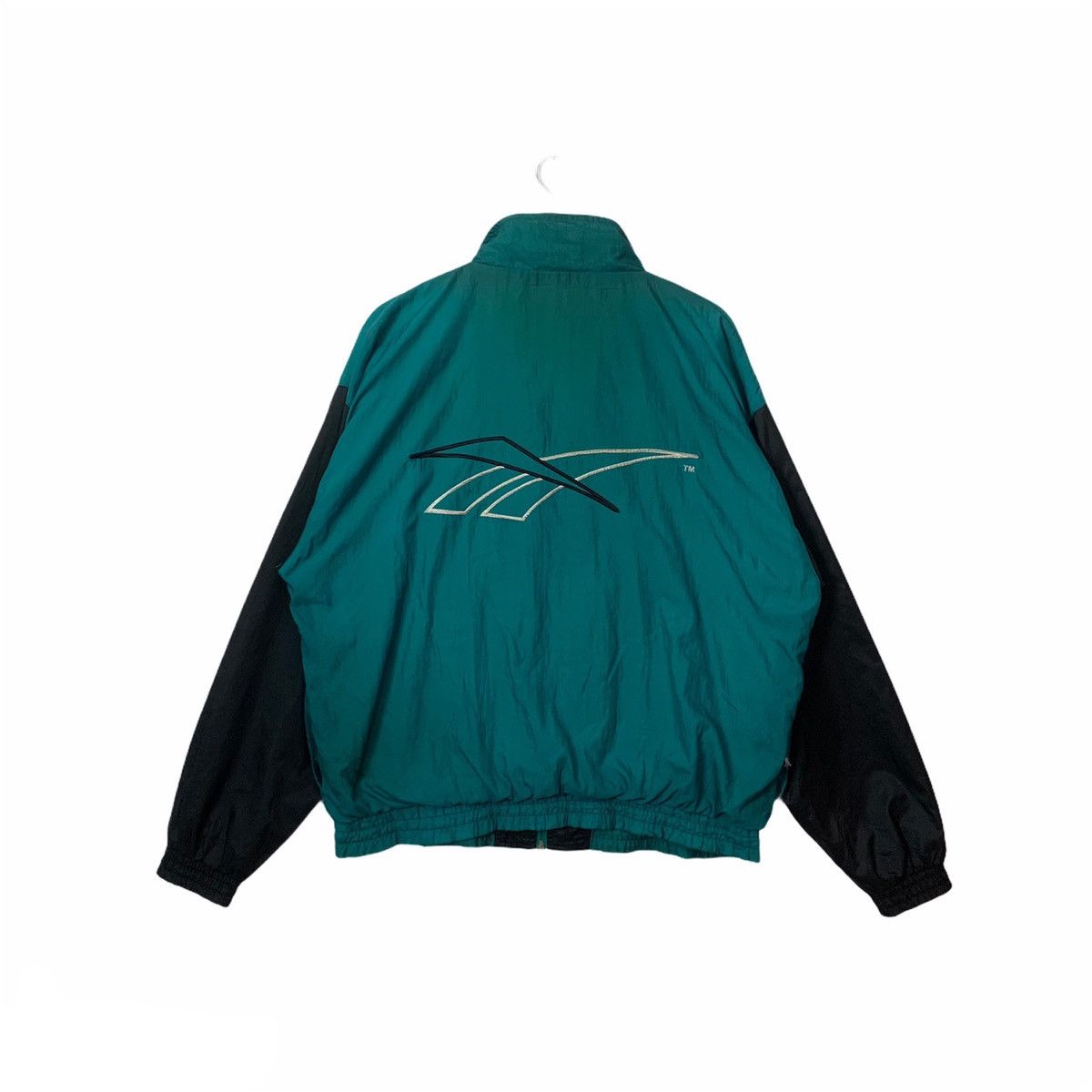 Reebok × Sports Specialties × Vintage 90’s Vintage Reebok Embroidery Big Logo Back Zip Ups Jacket Size US XL / EU 56 / 4 - 1 Thumbnail