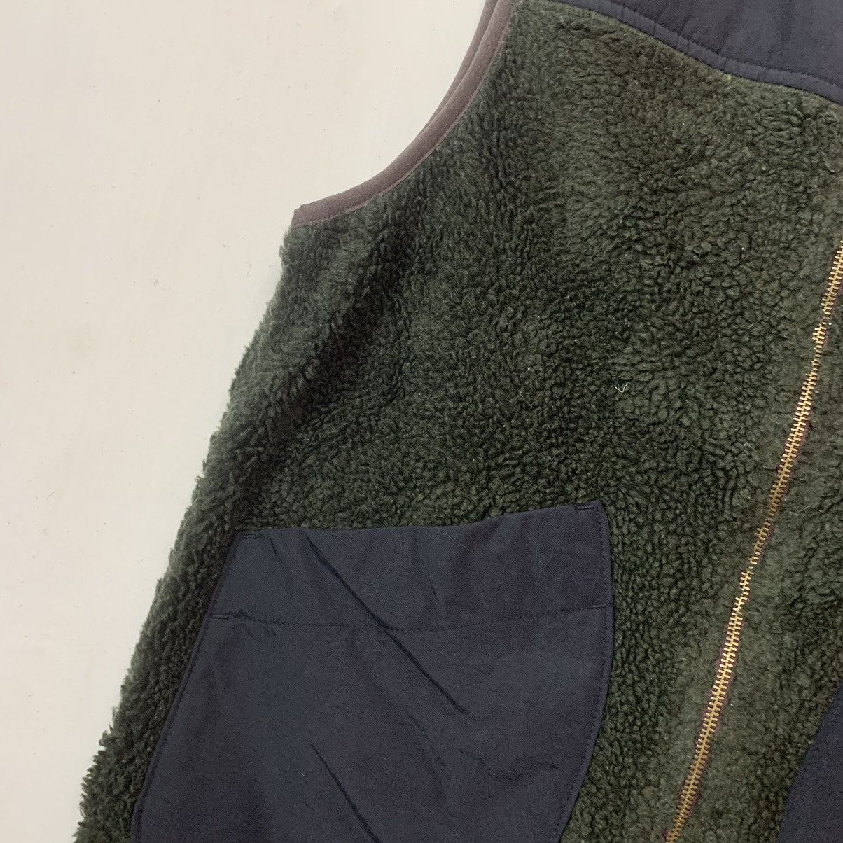 Gap × Vintage Vintage Gap Streetwear Sherpa Fleece Zip Ups Vest Sleeveless Size US M / EU 48-50 / 2 - 5 Thumbnail