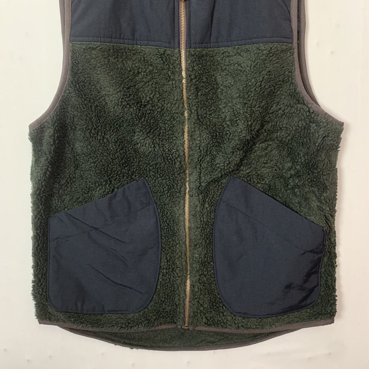 Gap × Vintage Vintage Gap Streetwear Sherpa Fleece Zip Ups Vest Sleeveless Size US M / EU 48-50 / 2 - 4 Thumbnail