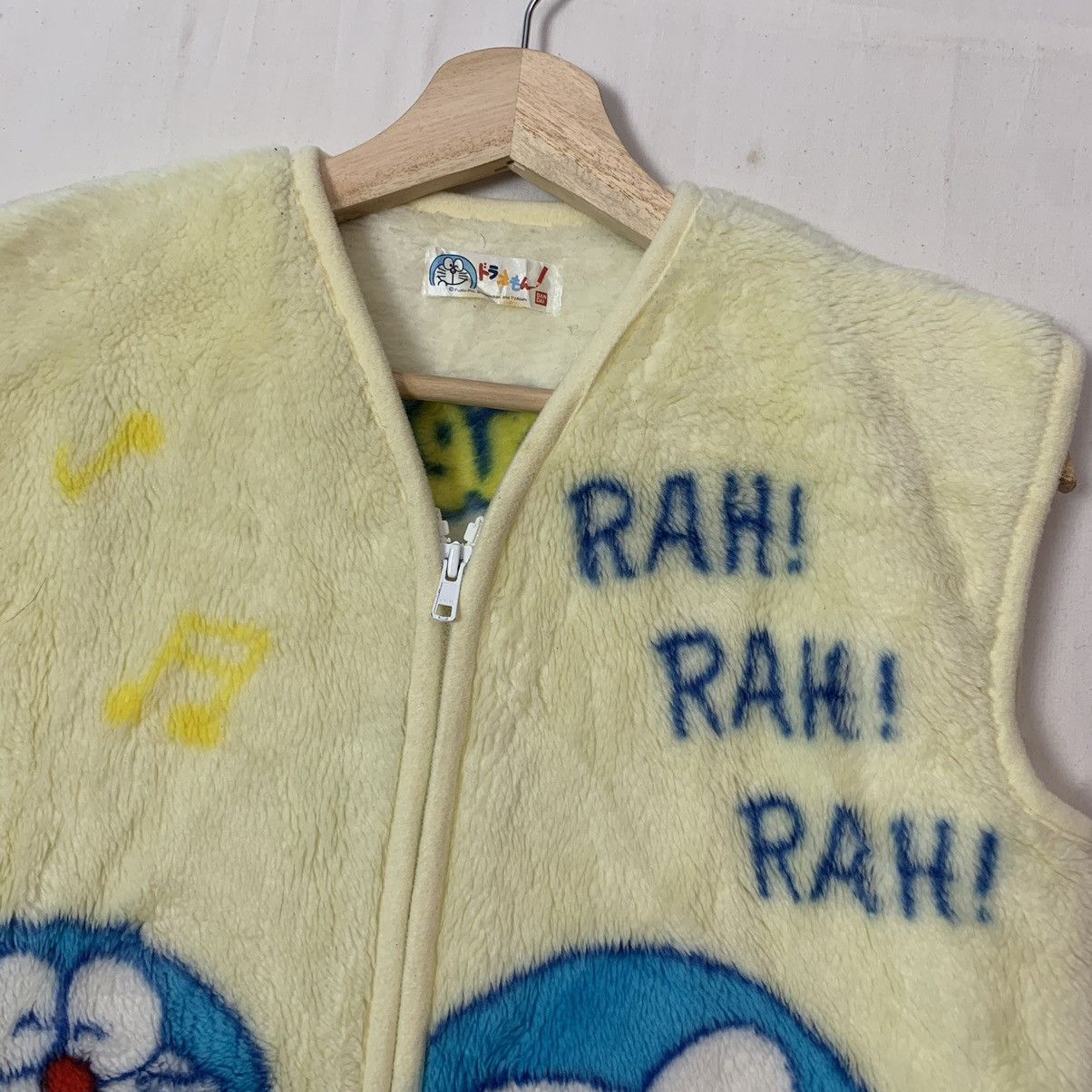Anime × Vintage Vintage Doraemon By Sanrio Sherpa Fleece Sleeveless Vest Size US S / EU 44-46 / 1 - 4 Thumbnail