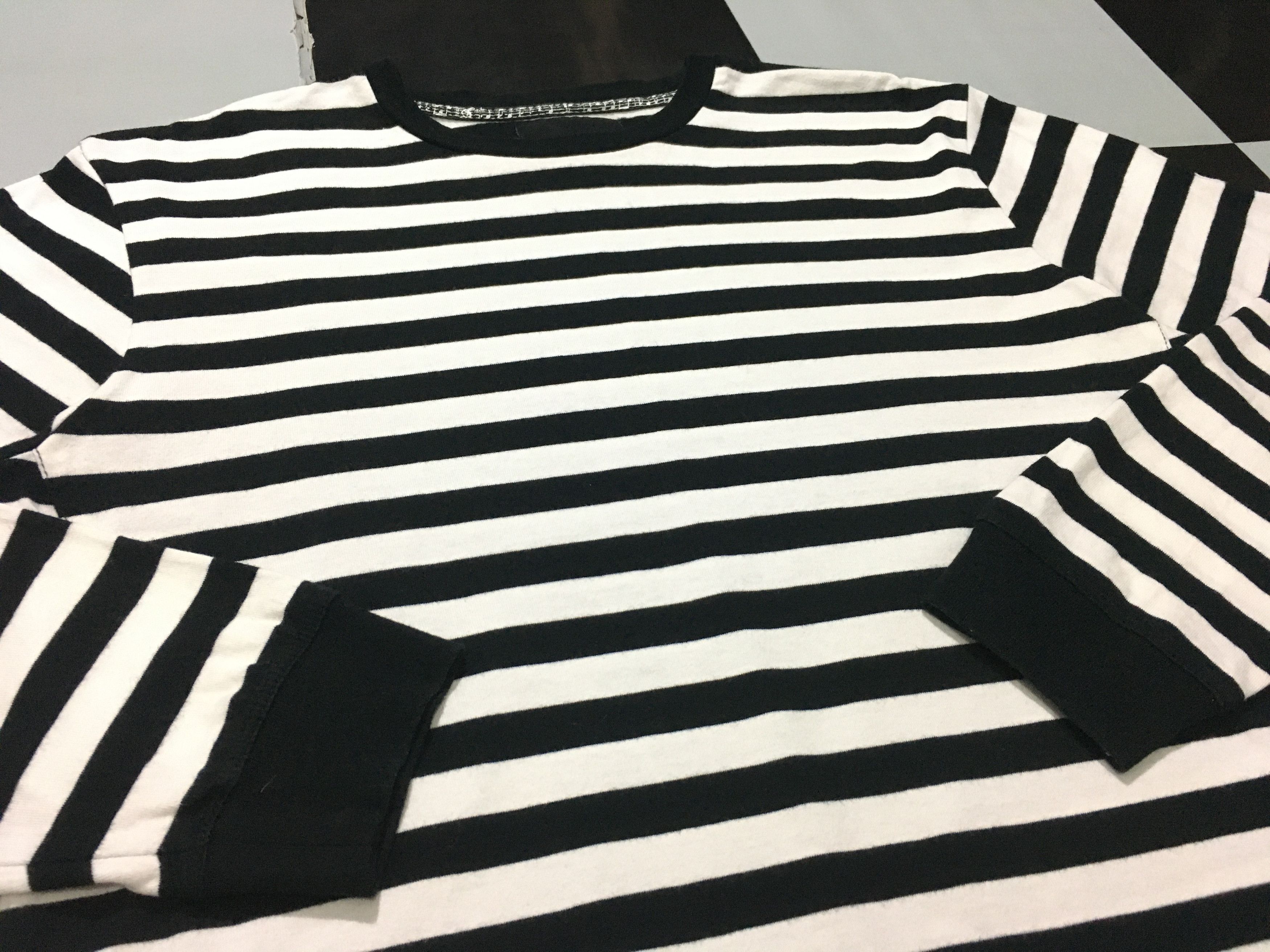 Number (N)ine Number Nine Striped Long Sleeve Tee | Grailed
