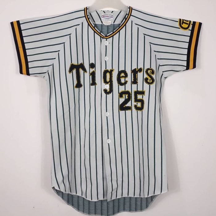 Vintage Vtg 80s HANSHIN TIGERS #25 Jersey Nippon Baseball NPB mlb | Grailed