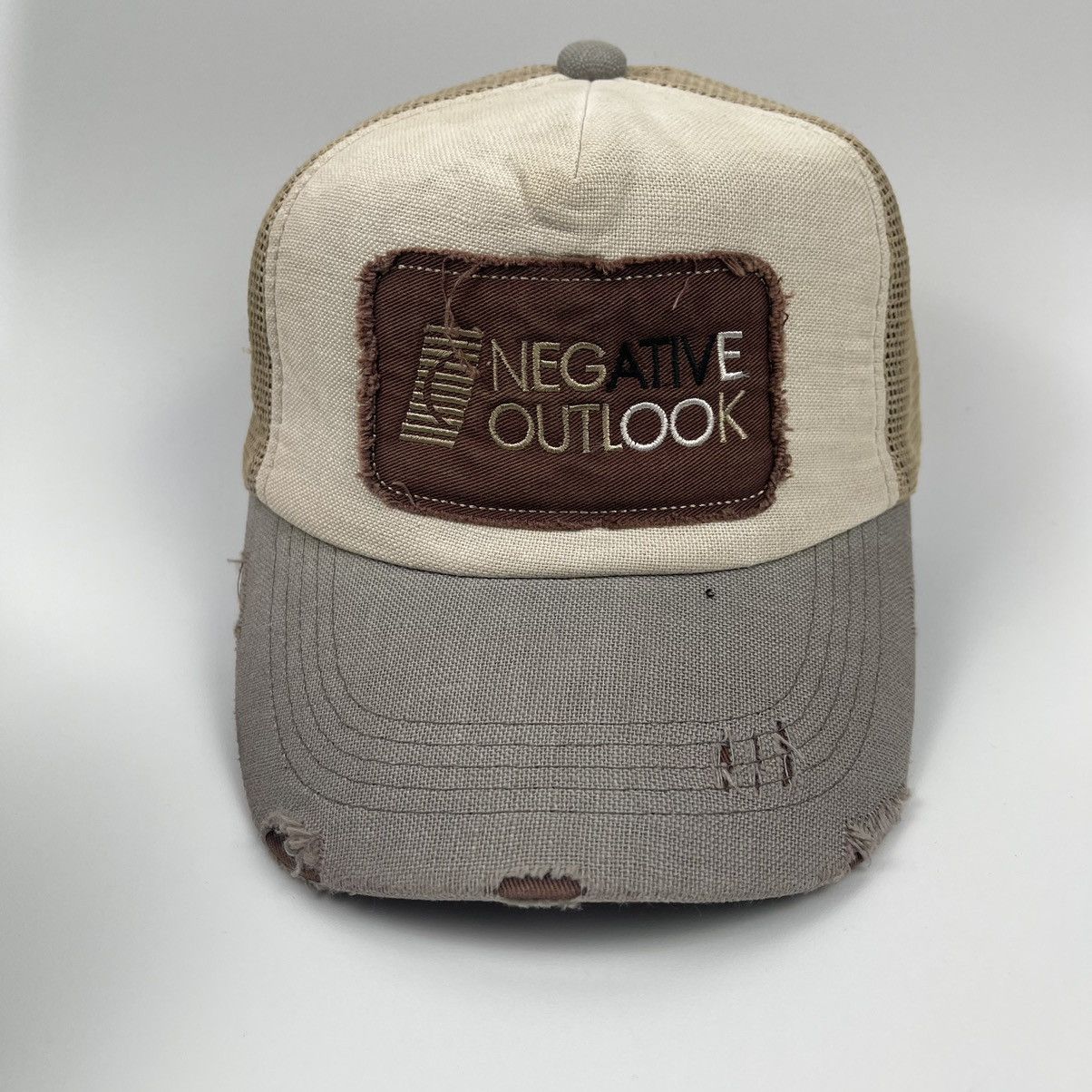 Hat Club Rare Multicolor Negative outlook trucker hat Size ONE SIZE - 2 Thumbnail