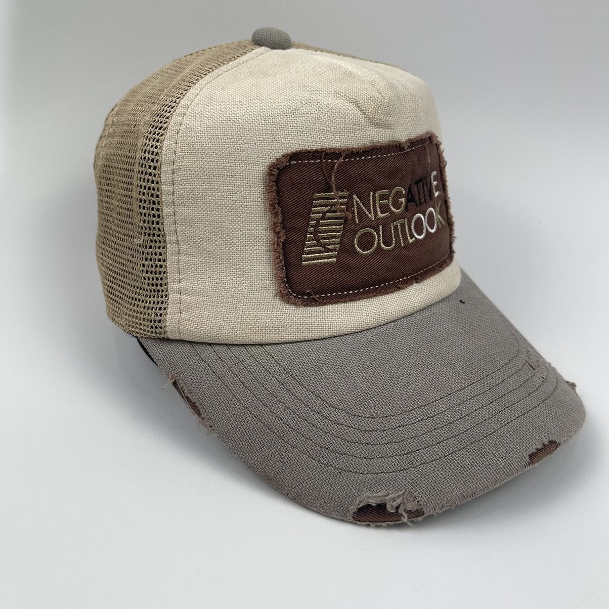 Hat Club Rare Multicolor Negative outlook trucker hat Size ONE SIZE - 3 Thumbnail