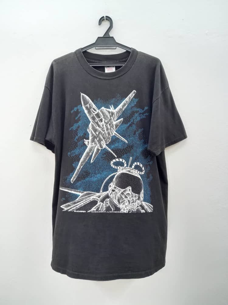 Vintage Vintage 90s BLACKBIRD - TOMCAT - Size US XL / EU 56 / 4 - 2 Thumbnail