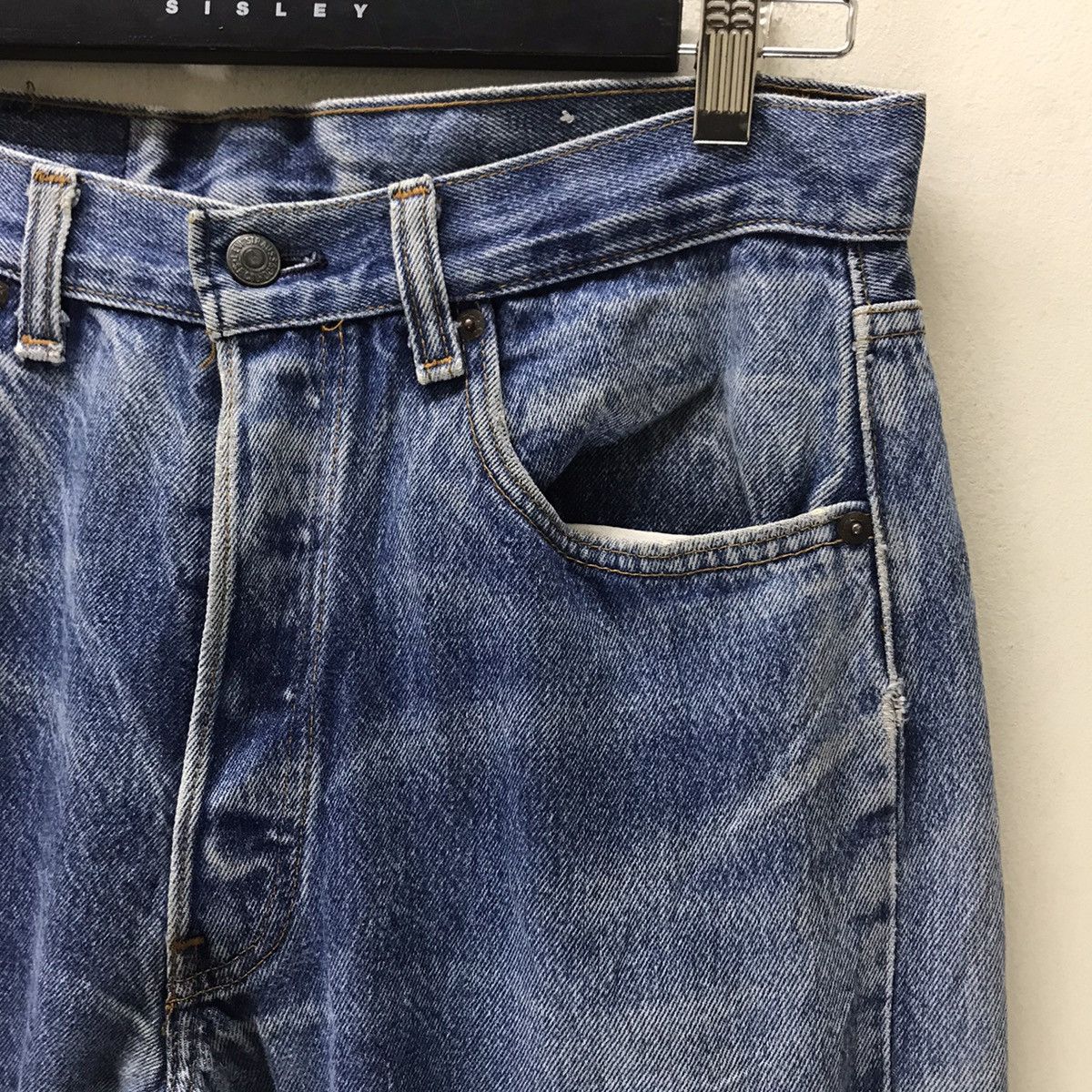 Levi's Vintage 80s Levis 501 Distressed Jeans Size US 33 - 5 Thumbnail