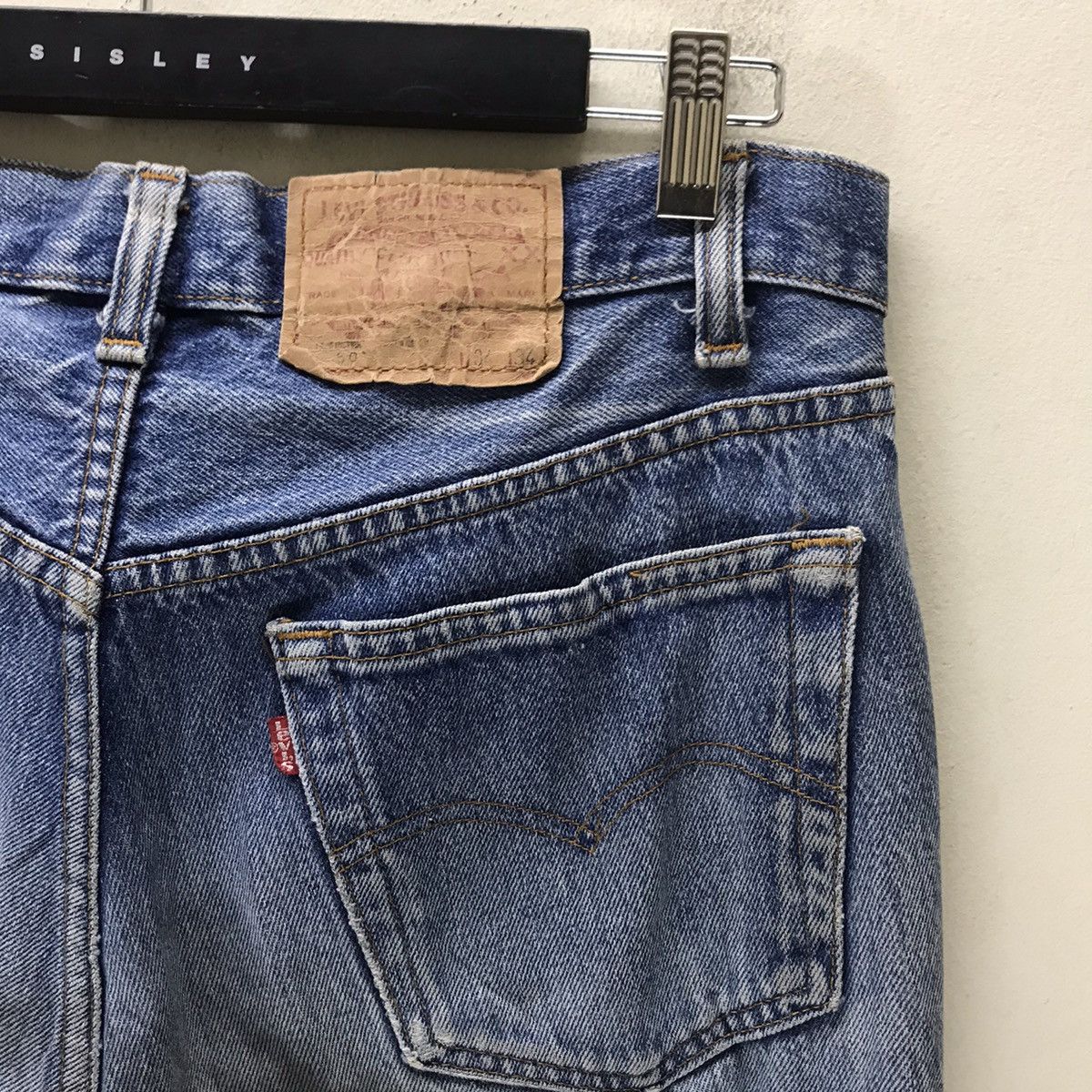 Levi's Vintage 80s Levis 501 Distressed Jeans Size US 33 - 13 Thumbnail