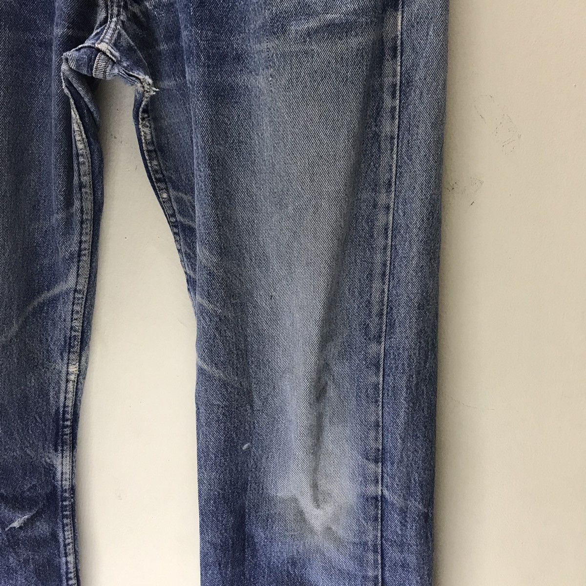 Levi's Vintage 80s Levis 501 Distressed Jeans Size US 33 - 7 Thumbnail