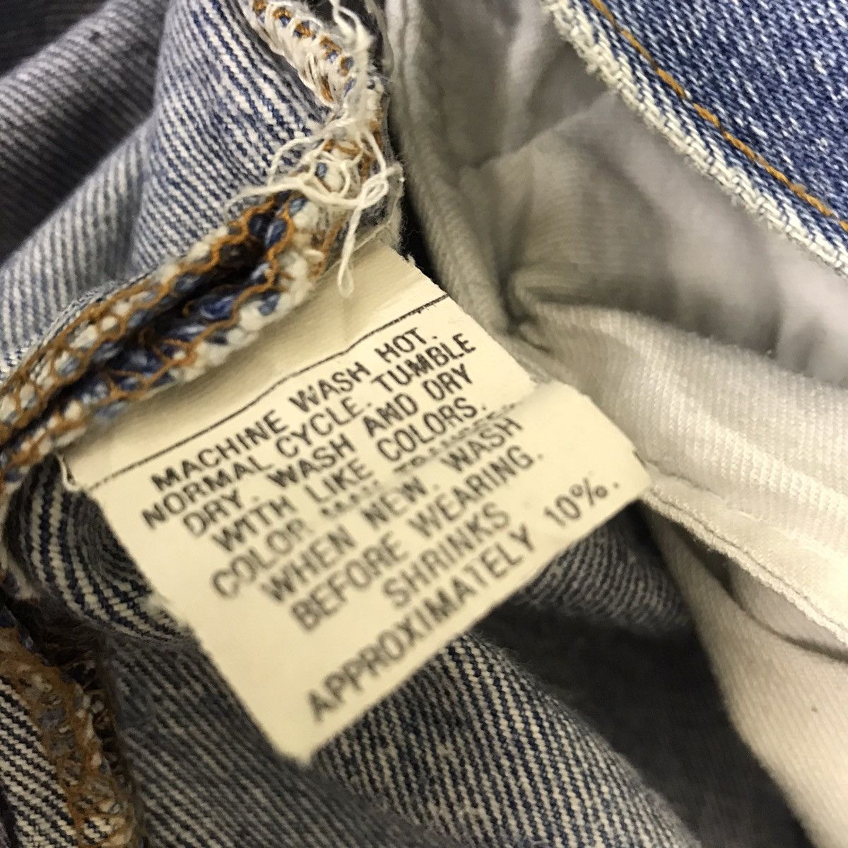 Levi's Vintage 80s Levis 501 Distressed Jeans Size US 33 - 21 Thumbnail