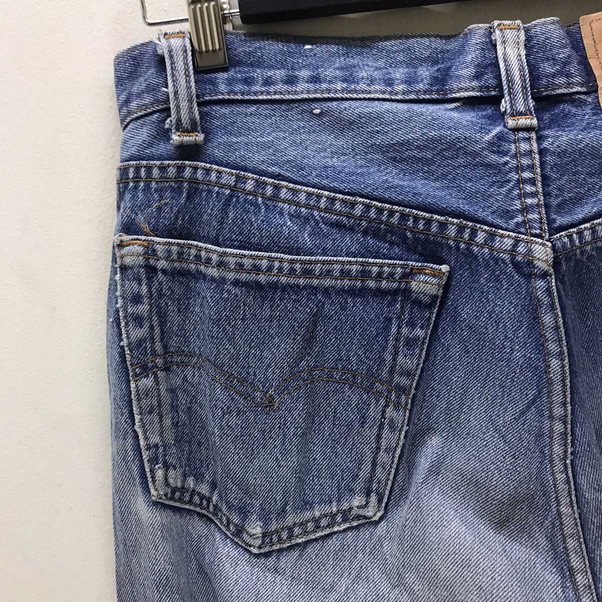 Levi's Vintage 80s Levis 501 Distressed Jeans Size US 33 - 12 Thumbnail