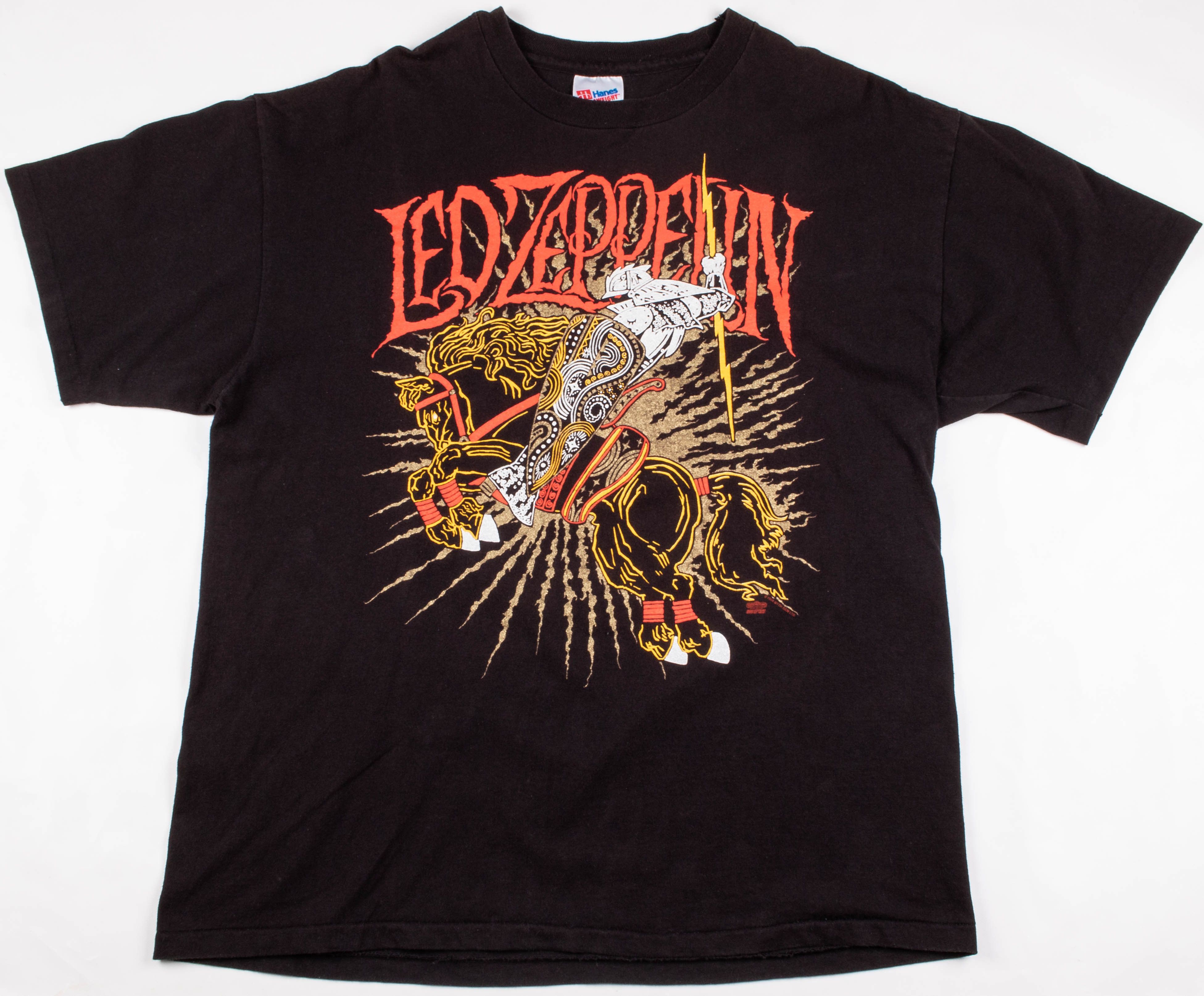 Vintage 1994 Led Zeppelin Myth Gem Band T Shirt Grailed