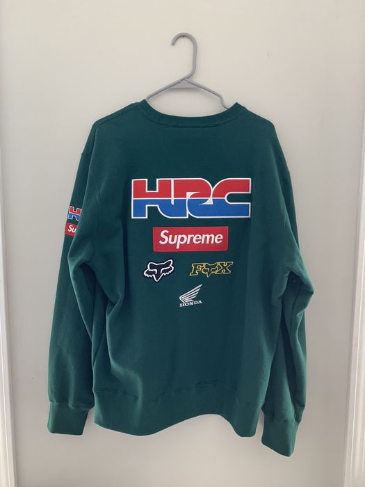 Supreme Supreme Honda Fox Racing Crewneck | Grailed