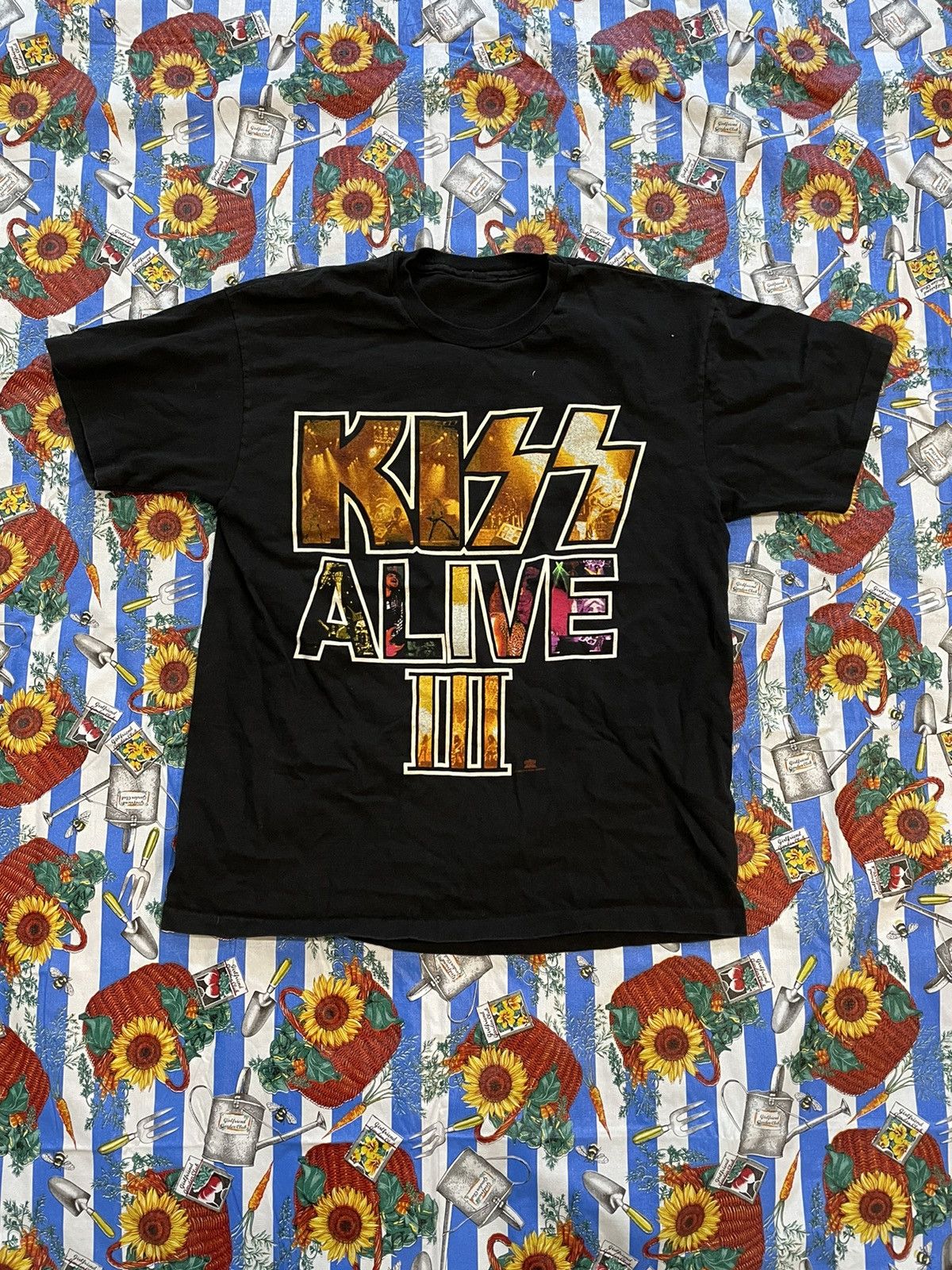 Streetwear × Vintage kiss alive iii 1993 vintage t shirt 90s