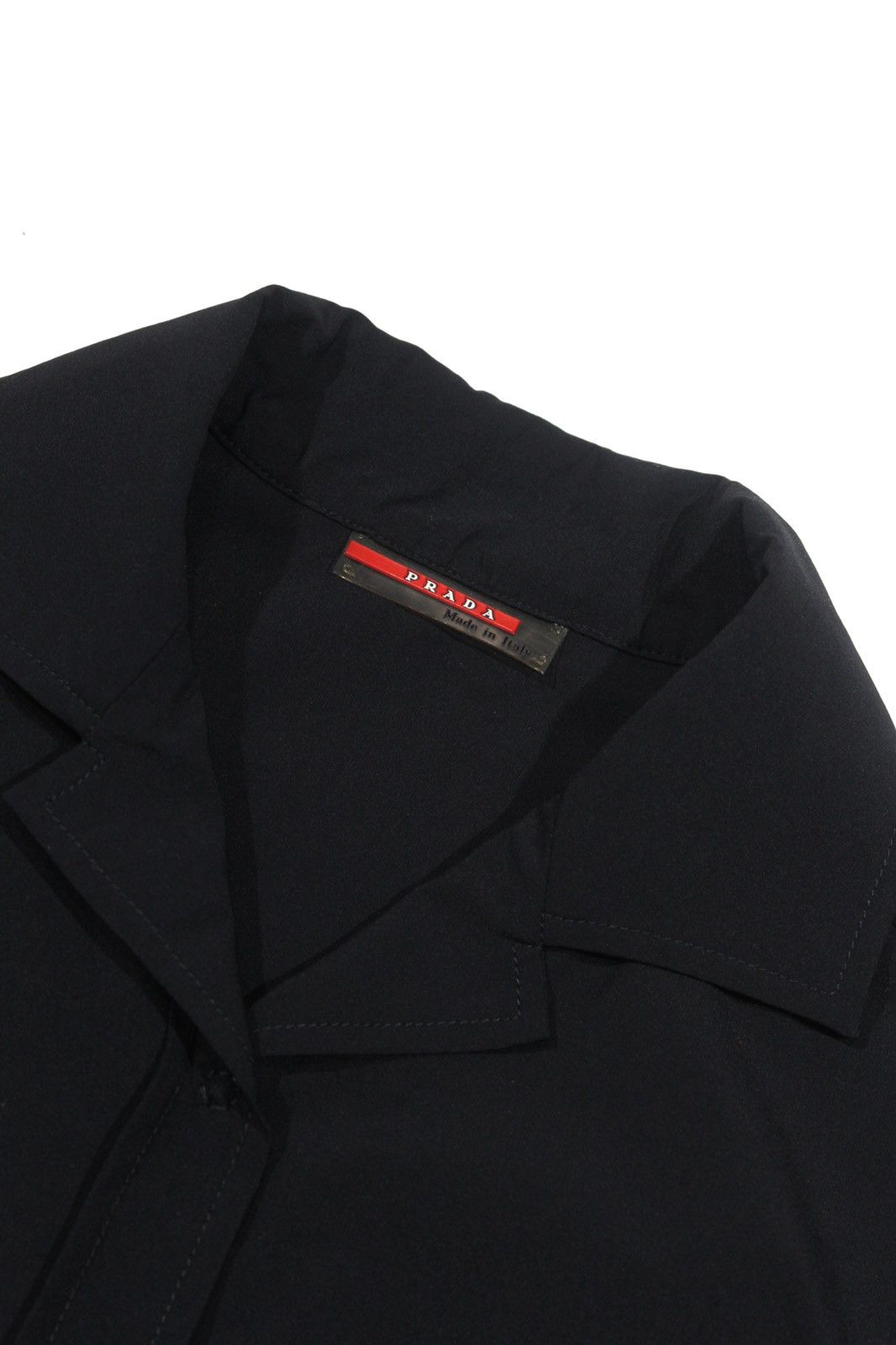 Prada Prada Nylon Black Shirt with Rare Red logo Size M / US 6-8 / IT 42-44 - 4 Thumbnail