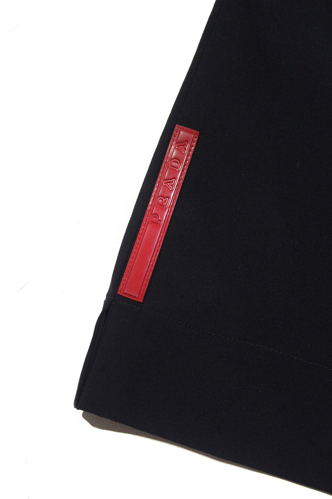 Prada Prada Nylon Black Shirt with Rare Red logo Size M / US 6-8 / IT 42-44 - 3 Thumbnail