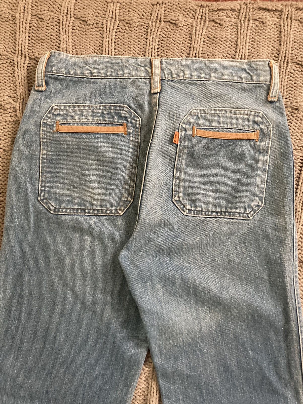 Levi's Vintage 1970’s Bell Bottom Orange Tab Levi’s Size US 31 - 12 Thumbnail