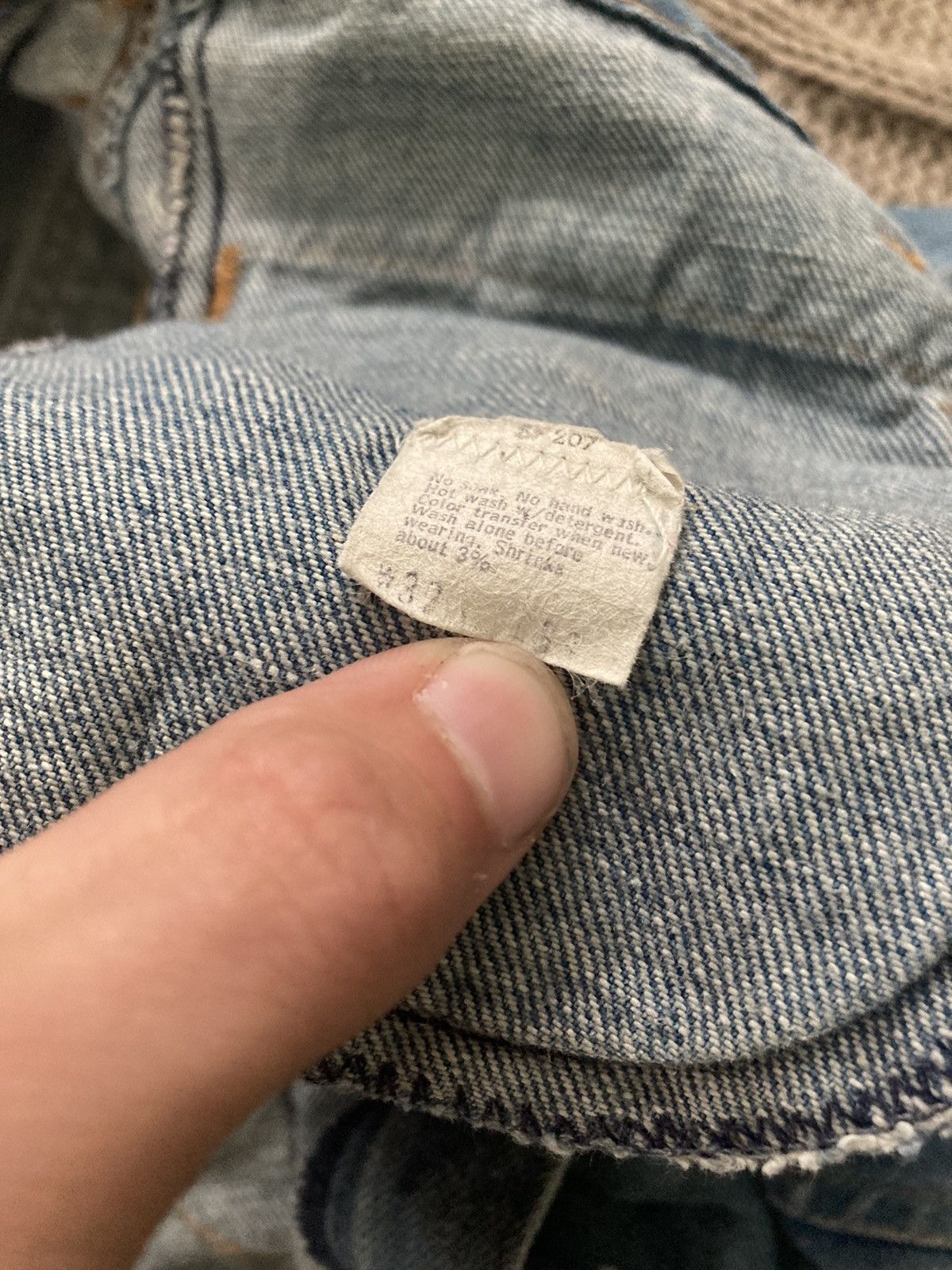 Levi's Vintage 1970’s Bell Bottom Orange Tab Levi’s Size US 31 - 6 Thumbnail