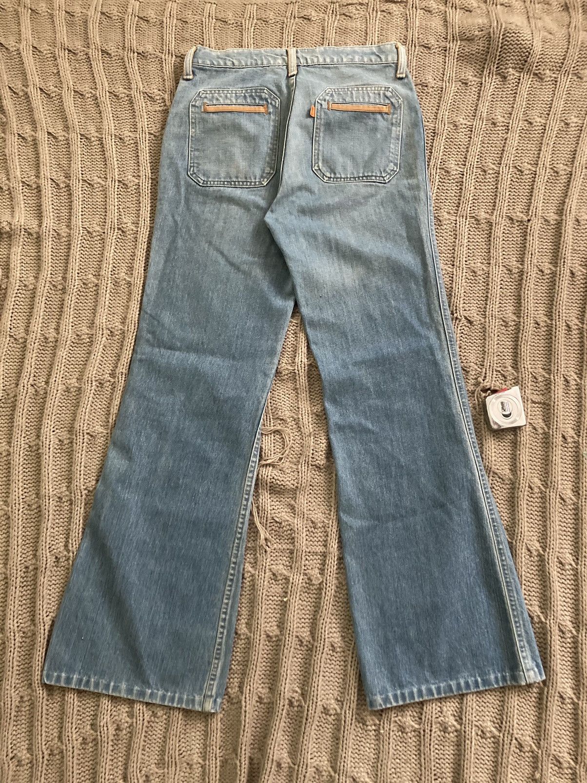 Levi's Vintage 1970’s Bell Bottom Orange Tab Levi’s Size US 31 - 11 Thumbnail