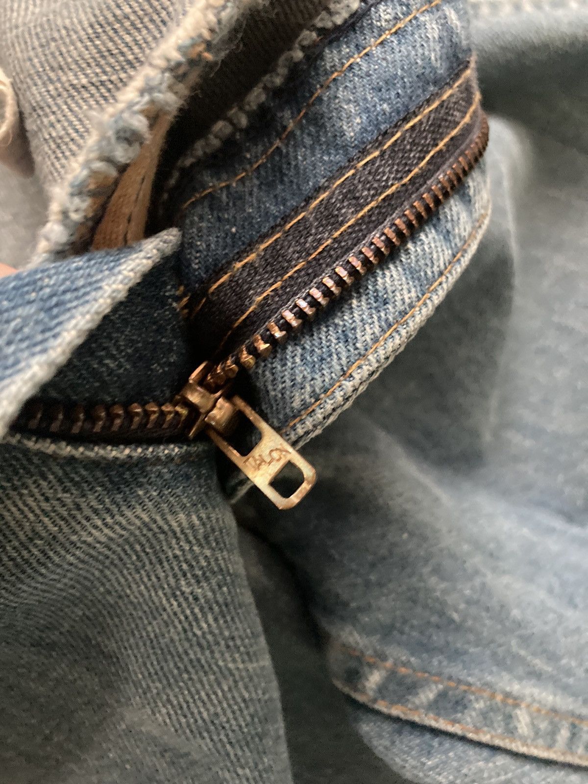 Levi's Vintage 1970’s Bell Bottom Orange Tab Levi’s Size US 31 - 7 Thumbnail