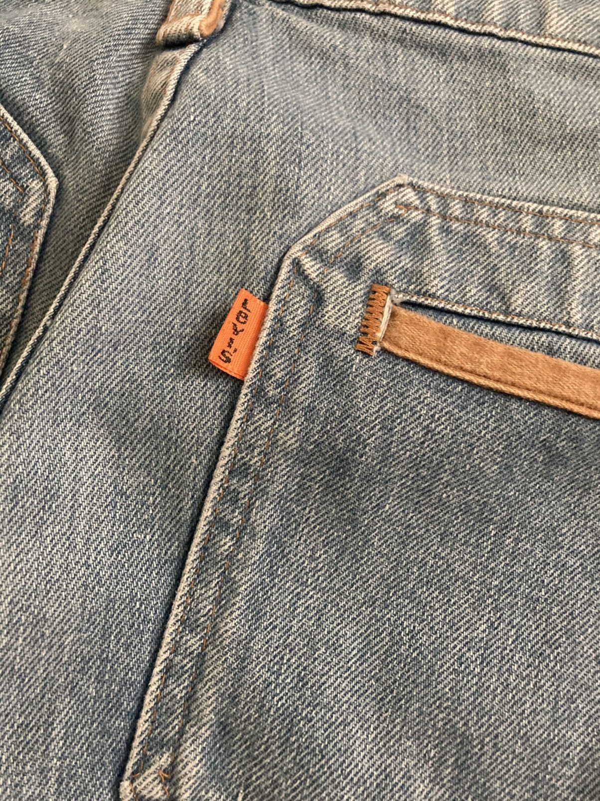 Levi's Vintage 1970’s Bell Bottom Orange Tab Levi’s Size US 31 - 13 Thumbnail