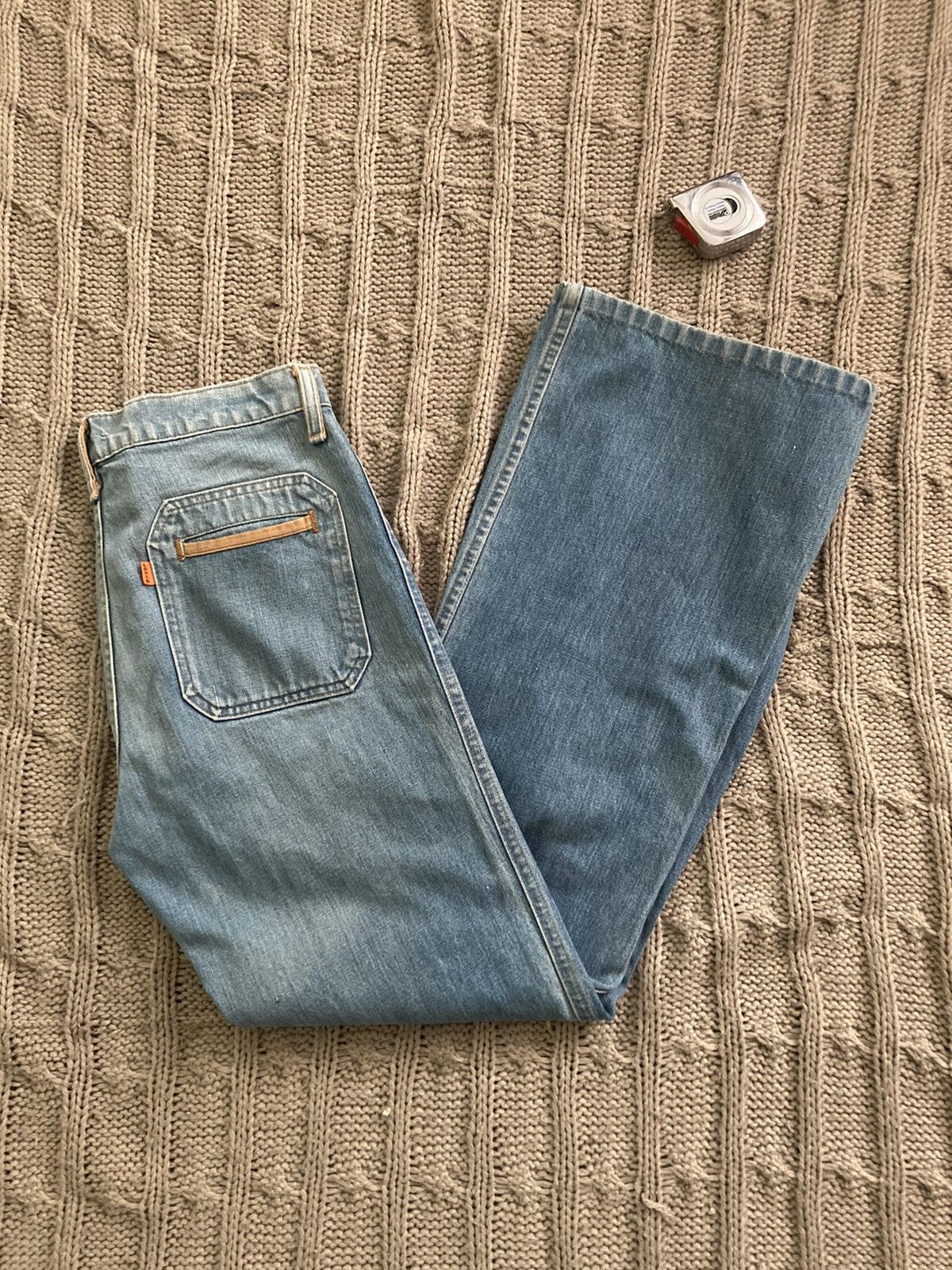 Levi's Vintage 1970’s Bell Bottom Orange Tab Levi’s Size US 31 - 1 Thumbnail