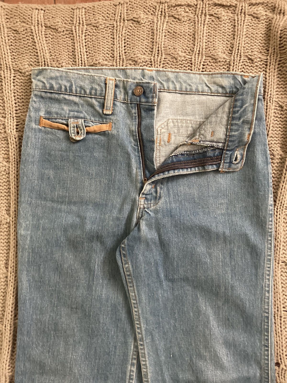 Levi's Vintage 1970’s Bell Bottom Orange Tab Levi’s Size US 31 - 4 Thumbnail