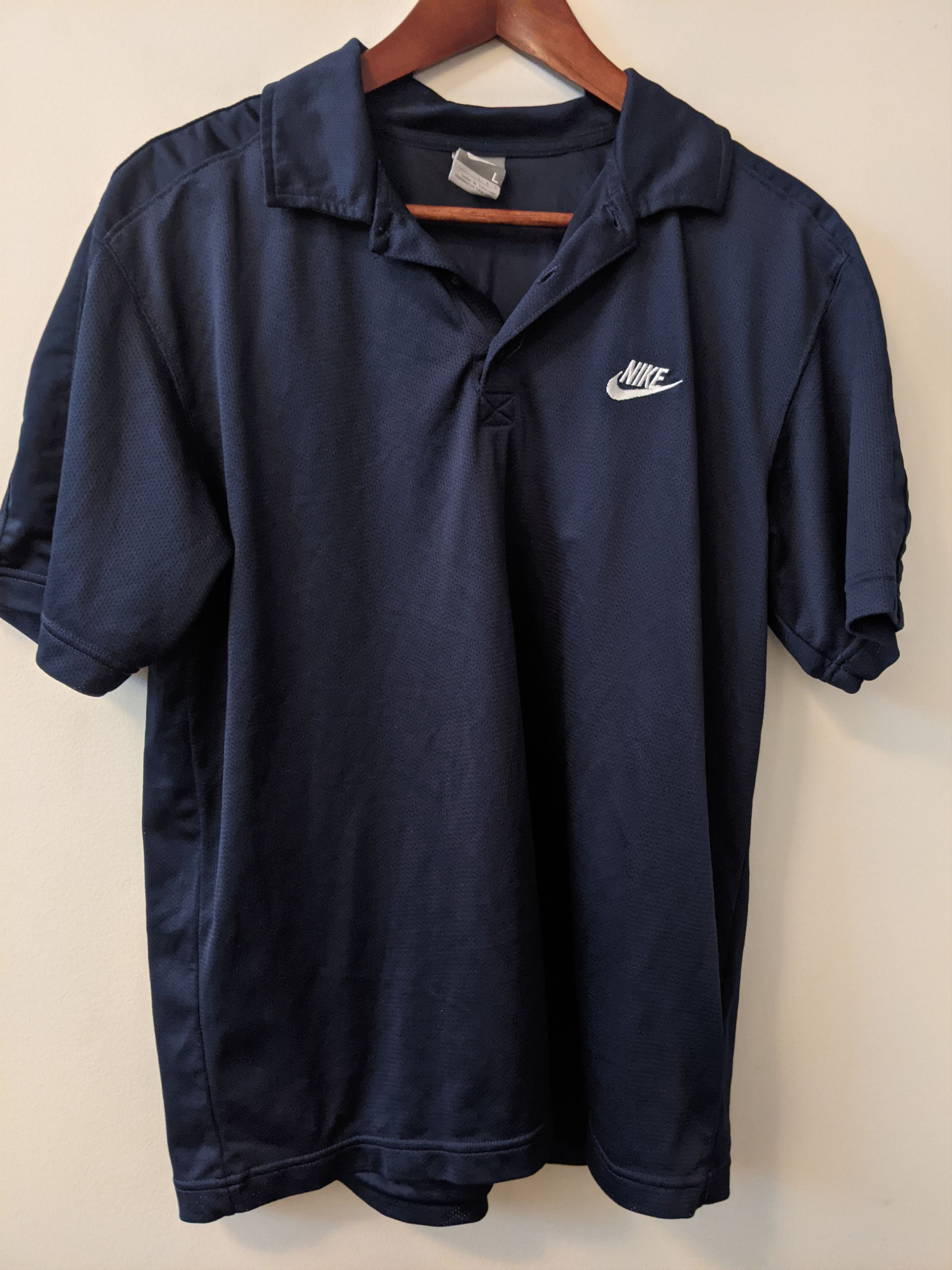 Nike Vintage Nike Logo Polo Shirt Size US L / EU 52-54 / 3 - 1 Preview