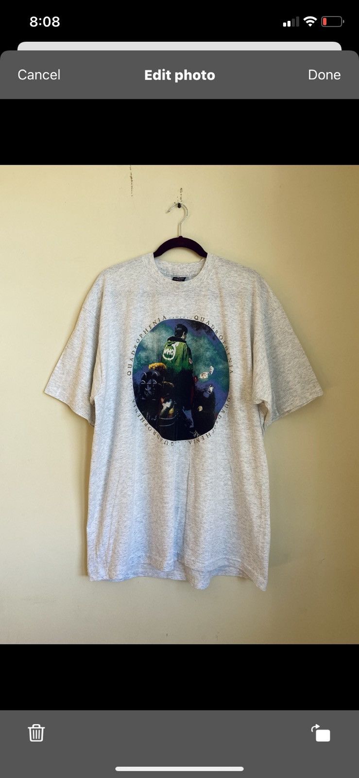Band Tees × Vintage Vintage 1996 Quadrophenia Band Tee Size US XL / EU 56 / 4 - 2 Thumbnail