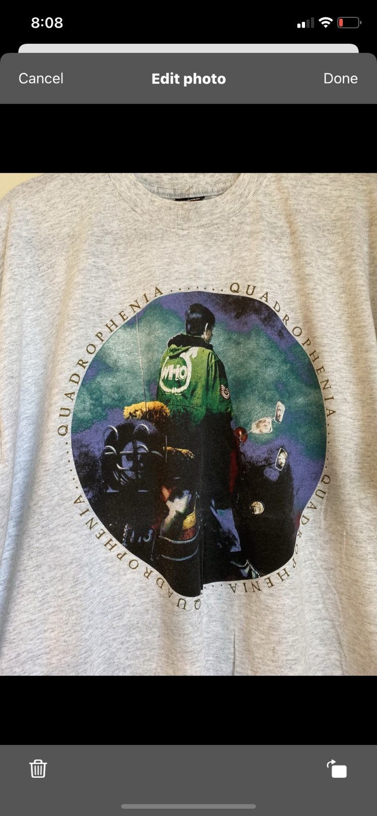 Band Tees × Vintage Vintage 1996 Quadrophenia Band Tee Size US XL / EU 56 / 4 - 5 Thumbnail