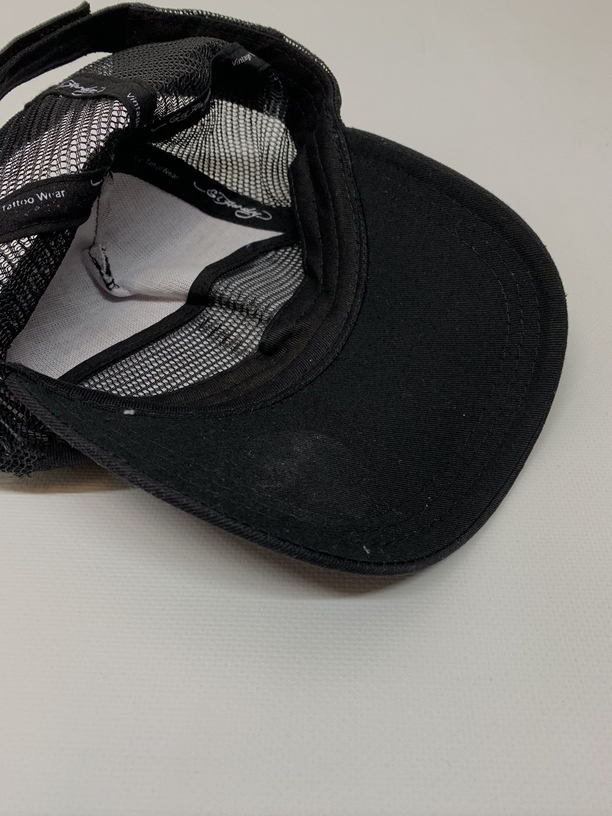Christian Audigier × Ed Hardy × Vintage Rare Vintage Cap Ed Hardy Christian Audigier Rhinestones 90s Size ONE SIZE - 6 Thumbnail