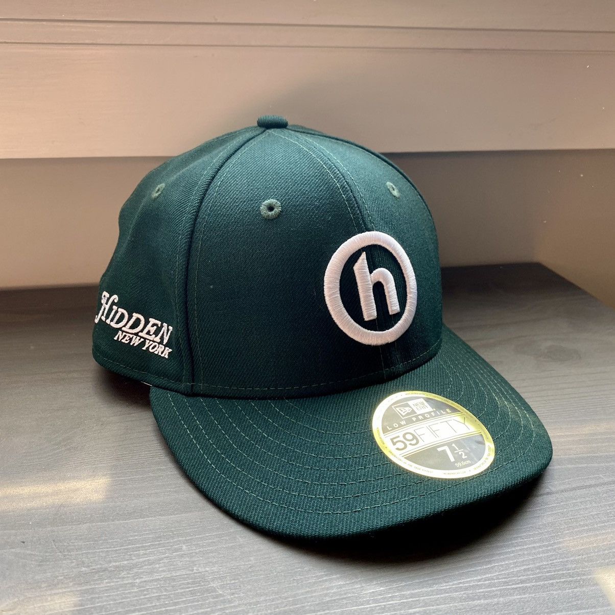 HIDDEN × New Era Hidden NY Green New Era 59Fifty 7 1/2 Hat | Grailed