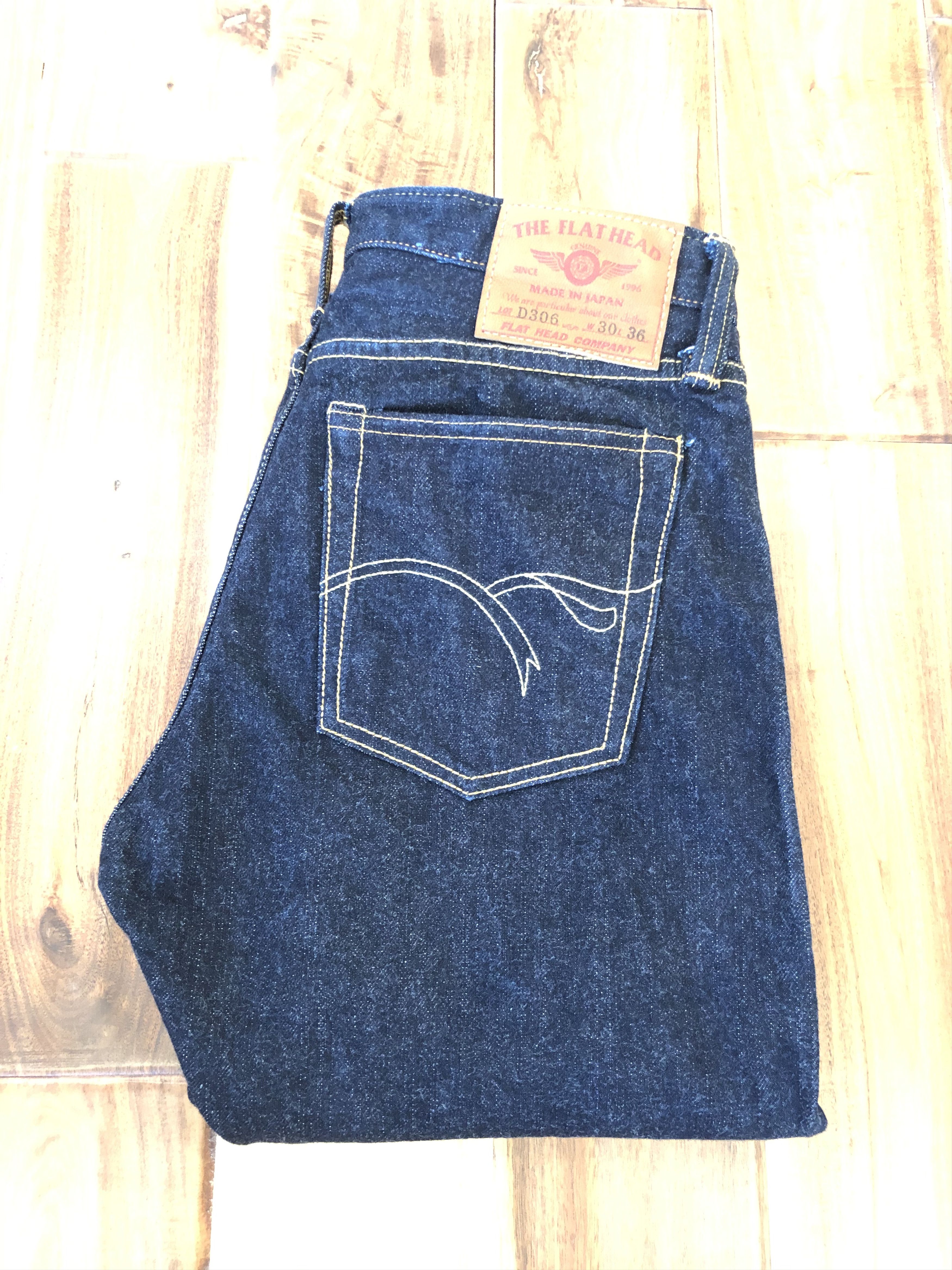 The Flat Head D306 14.5oz Pioneer Denim Jeans Grailed