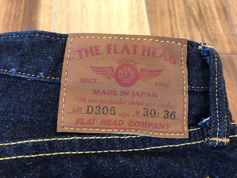 The Flat Head D306 14.5oz Pioneer Denim Jeans Grailed