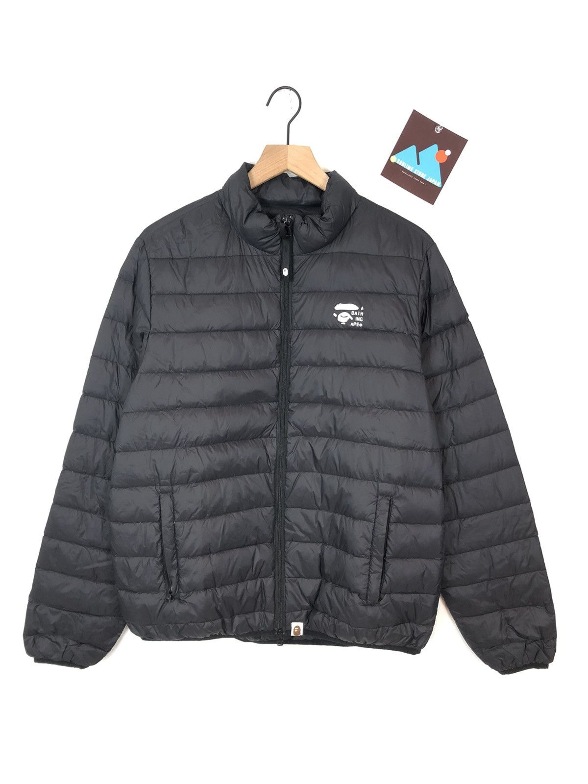 🔥FREE SHIPPING! Bape Logo Puffer Jacket 100% Authentic