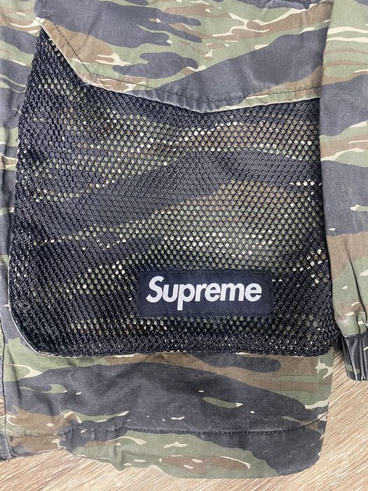 Supreme Supreme Mesh Pocket Cargo Jacket SS21 (Tigerstripe Camo