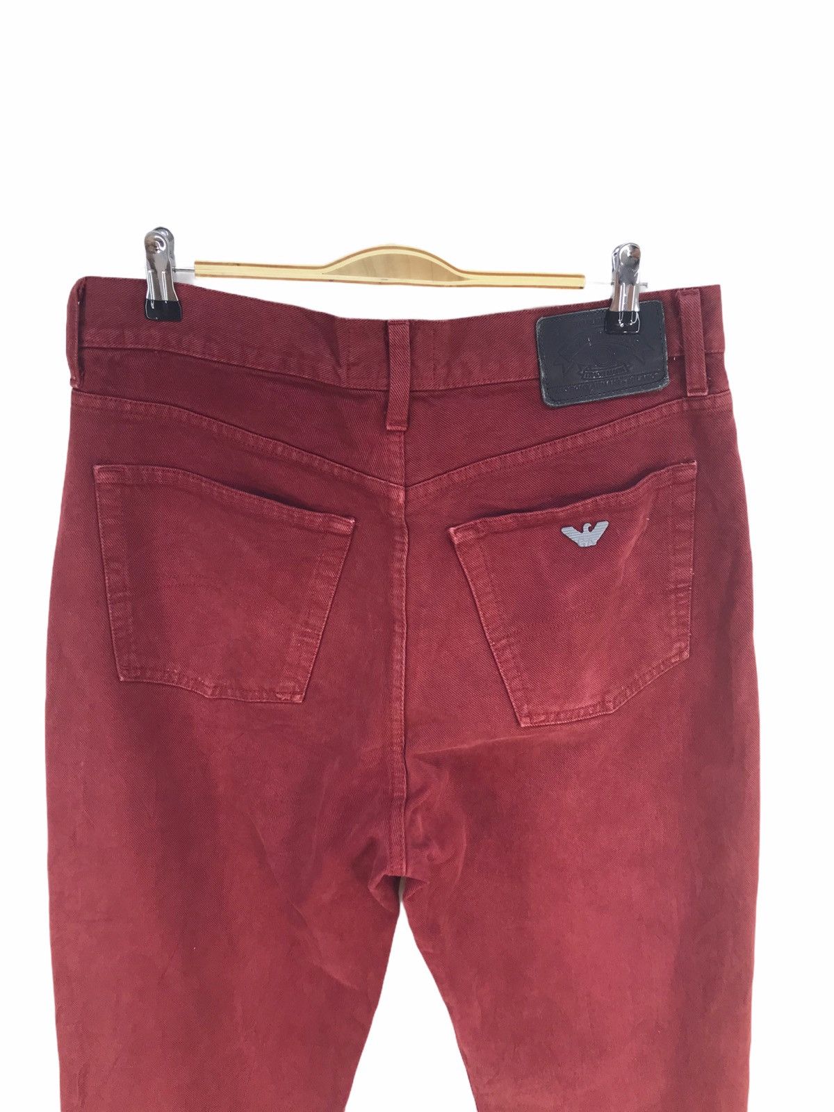 Armani Armani Jeans Giorgio Armani Red Denim Jeans Size US 32 / EU 48 - 5 Thumbnail