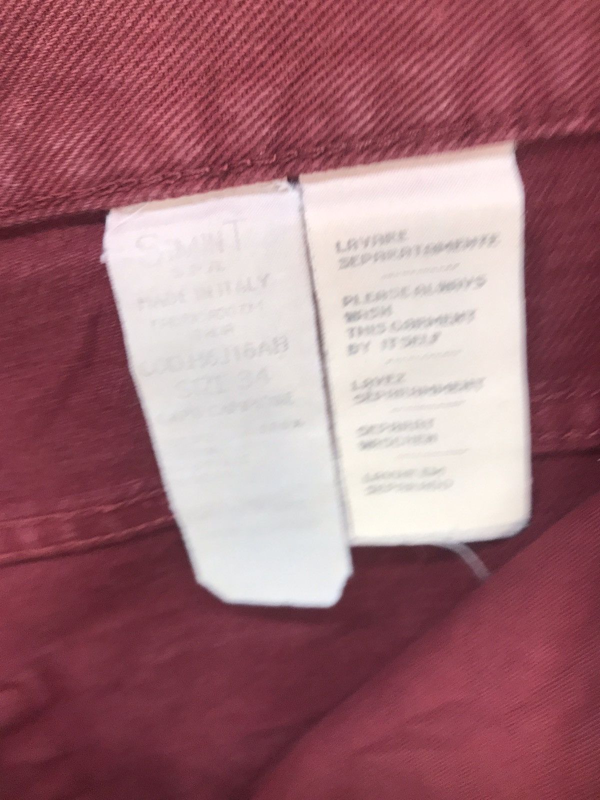 Armani Armani Jeans Giorgio Armani Red Denim Jeans Size US 32 / EU 48 - 9 Thumbnail