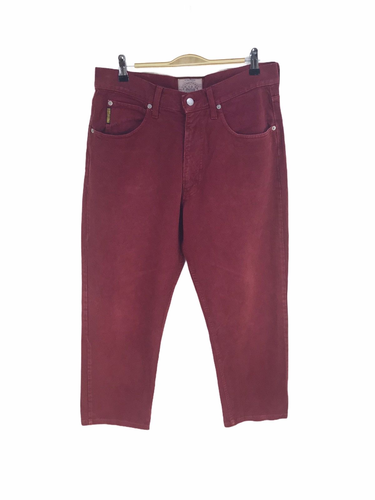 Armani Armani Jeans Giorgio Armani Red Denim Jeans Size US 32 / EU 48 - 1 Thumbnail