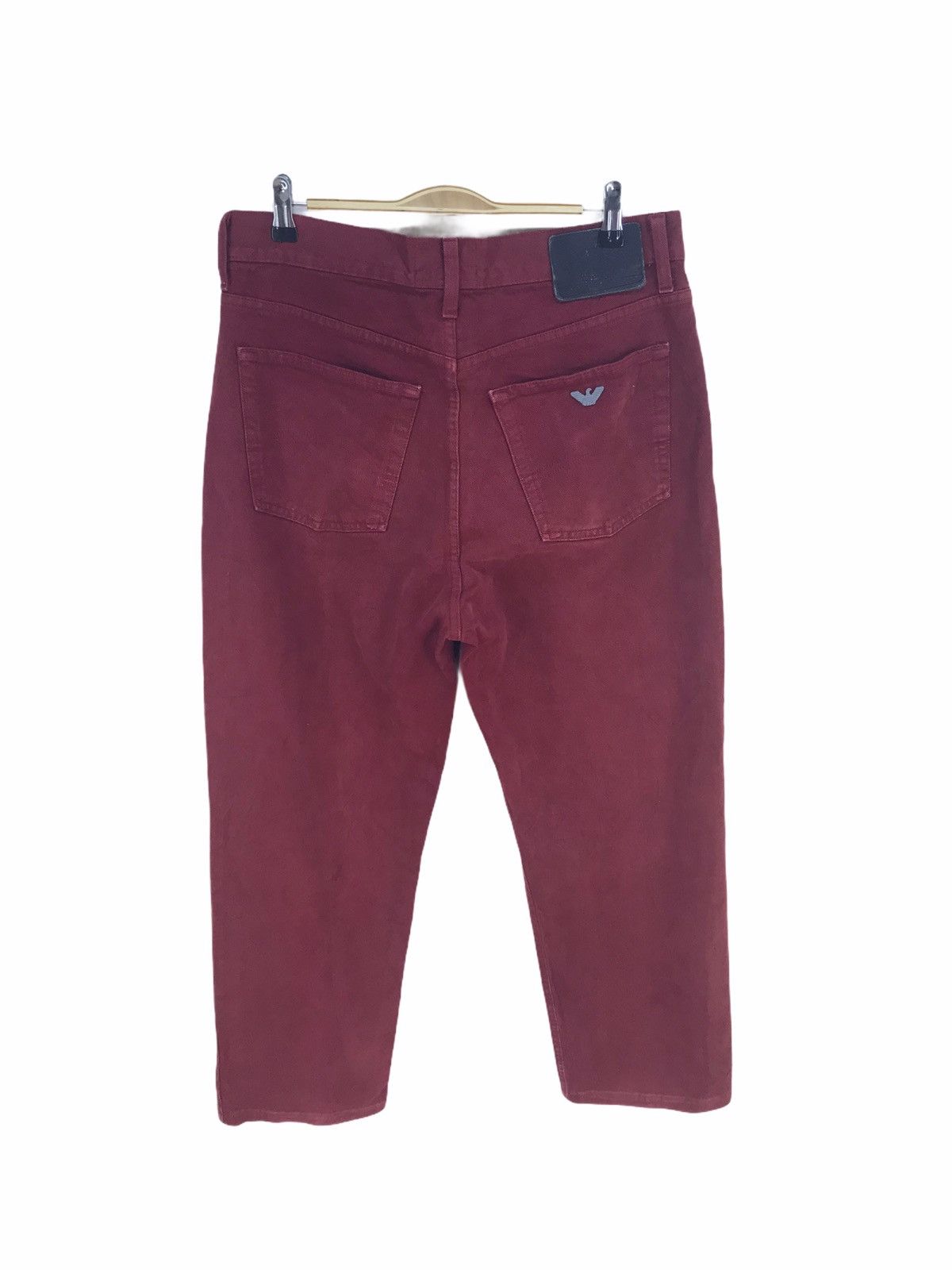 Armani Armani Jeans Giorgio Armani Red Denim Jeans Size US 32 / EU 48 - 4 Thumbnail