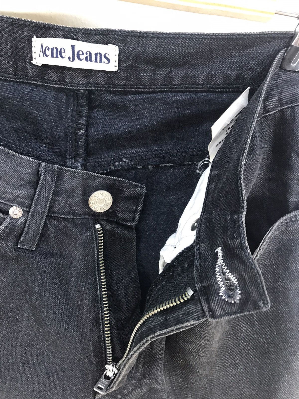 Acne Studios Acne Studio Black Denim Jeans Size US 31 - 8 Thumbnail