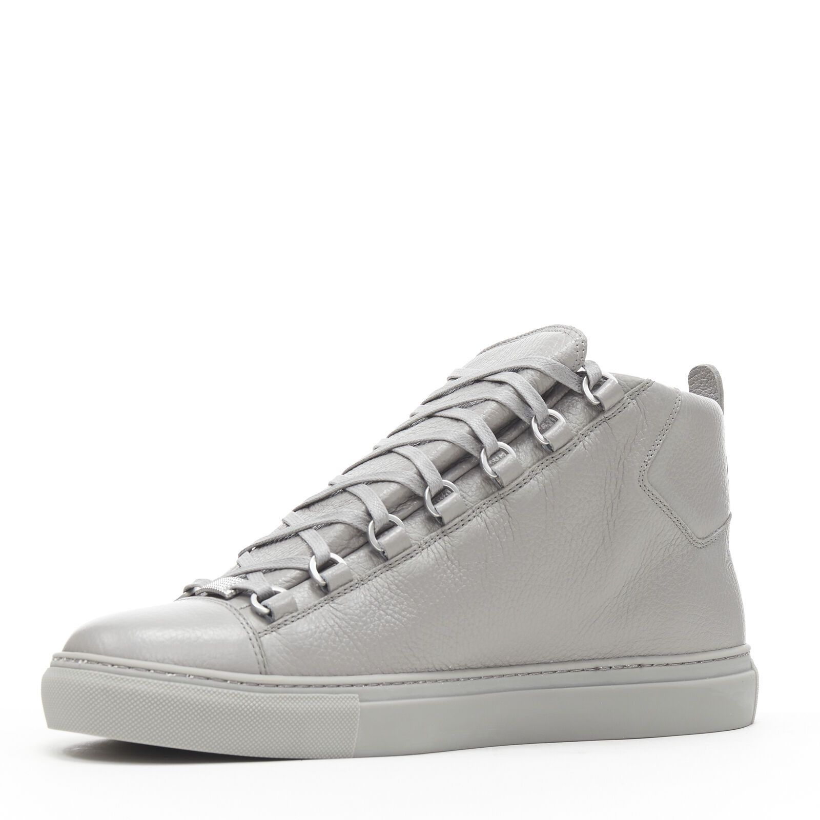 Balenciaga new Arena Grey Calf high top sneakers EU42 US10 TGAS/B00164 Size US 9 / EU 42 - 3 Thumbnail