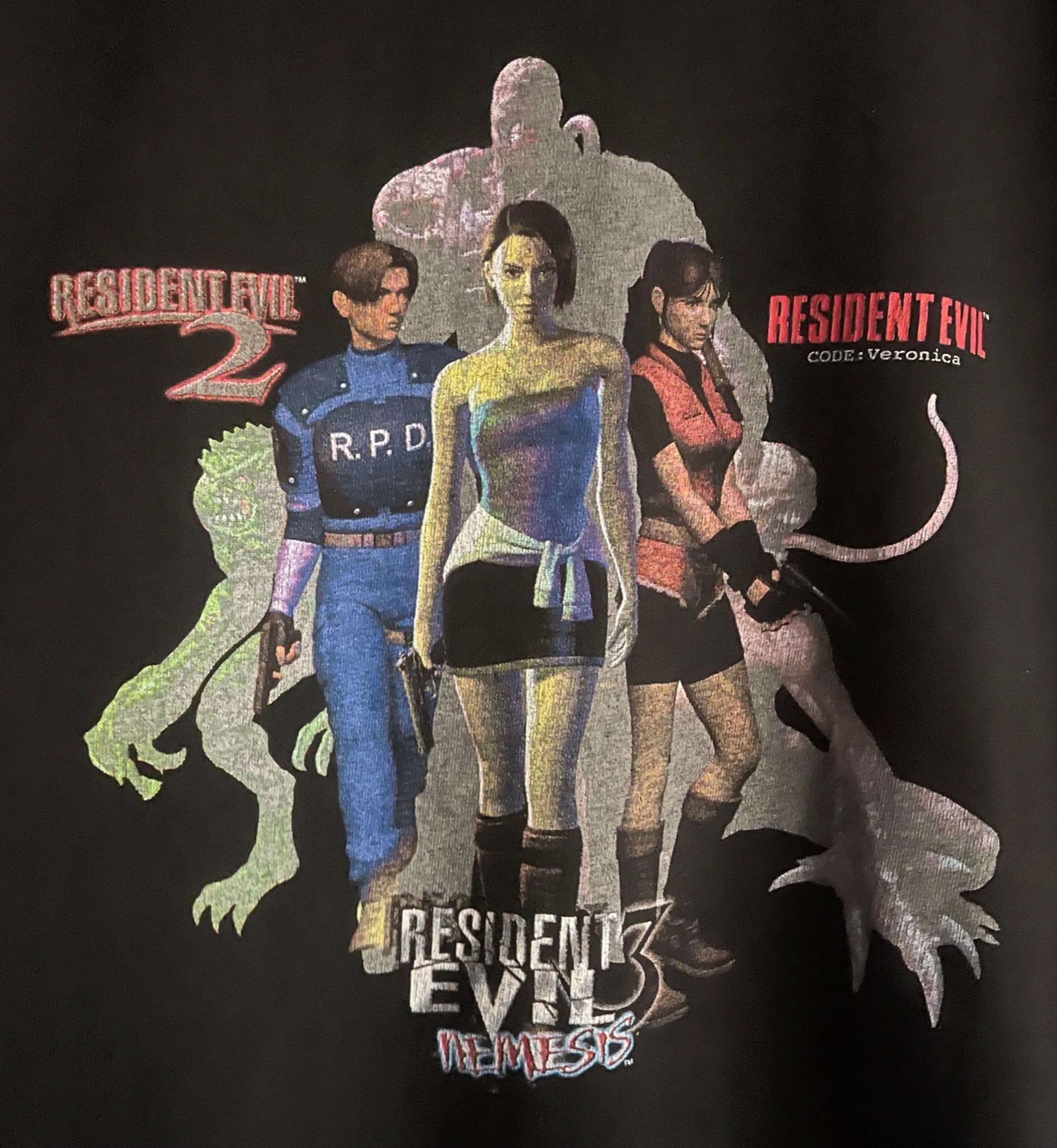 Made In Usa × Playstation × Vintage Vintage 1999 Capcom Resident  