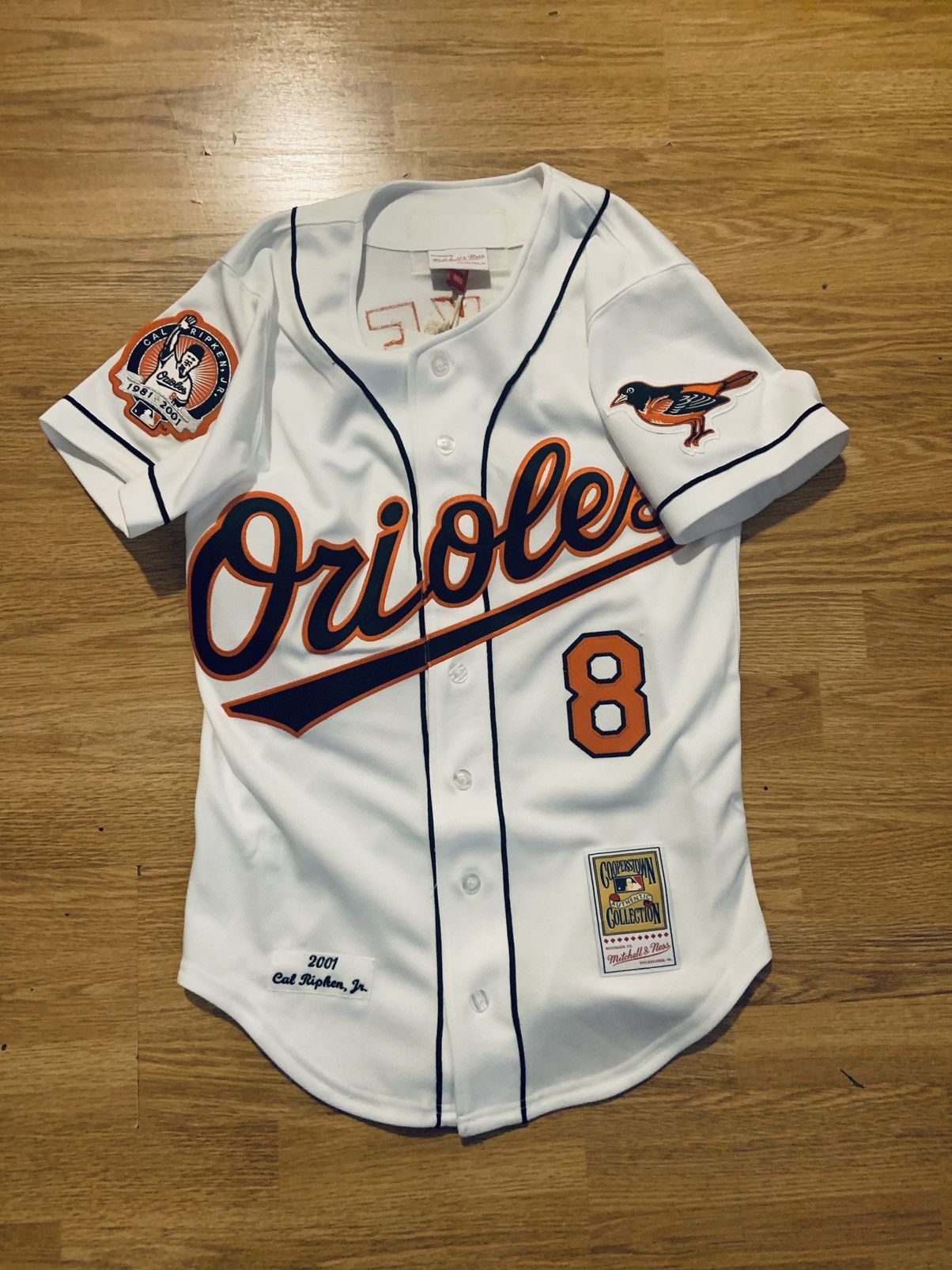 Mitchell & Ness, Shirts, Brand New Mitchell Ness Cal Ripken Jr Orioles  Jersey 981201 Size 50