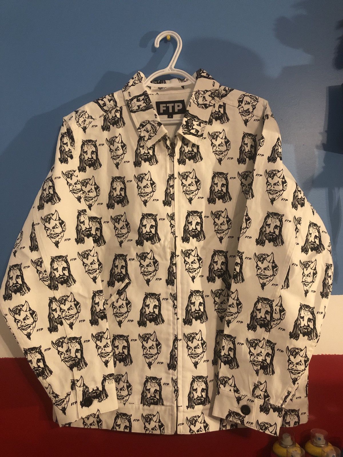 Fuck The Population FTP Heaven or Hell Jacket | Grailed