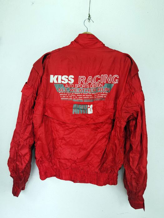 Japanese Brand 2.3 Vintage Kiss racing team light red riding