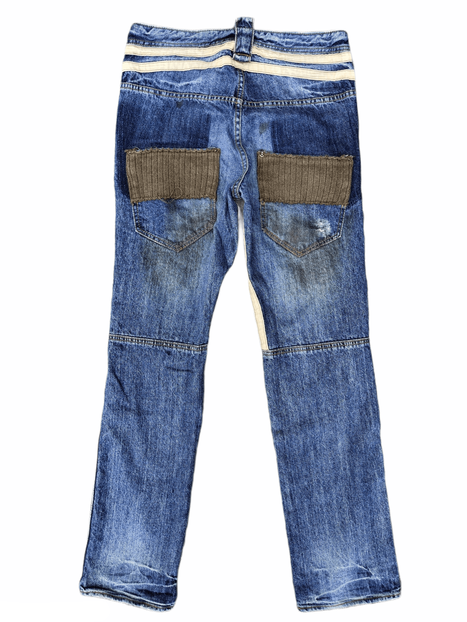Vintage PPFM Japanese brand distressed denim trousers jeans